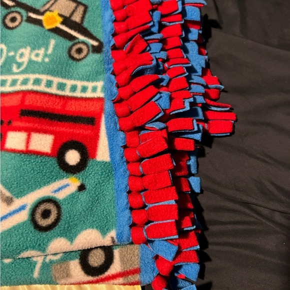 Boys Custom One of A Kind Trucks Blanket. Firetrucks police and more - Picture 4 of 10